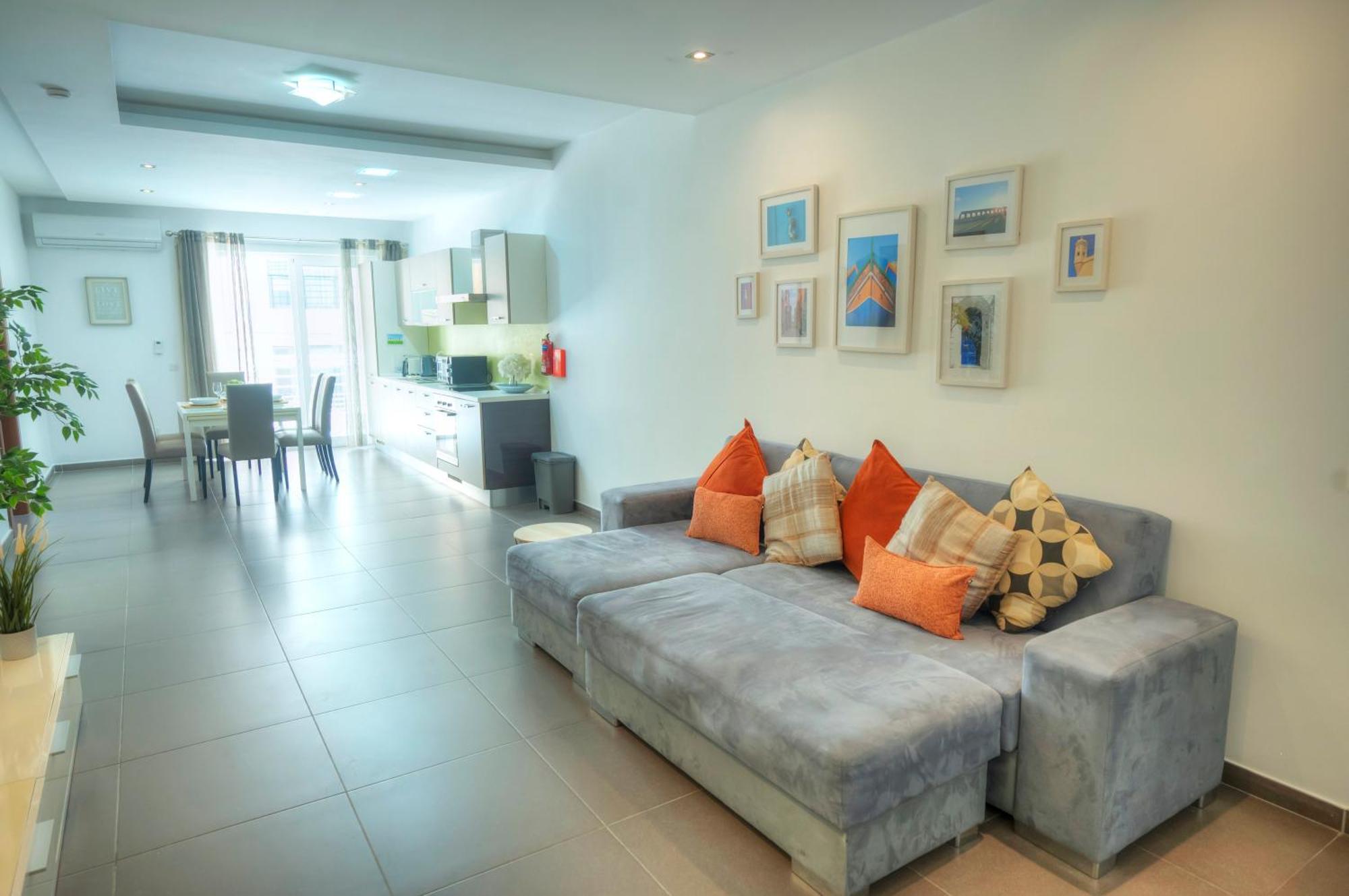 Bright & Large 2Bedrooms In Sliema Center Mpor1-1 Экстерьер фото